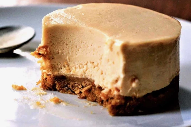 Peanut Caramel Cheesecake image