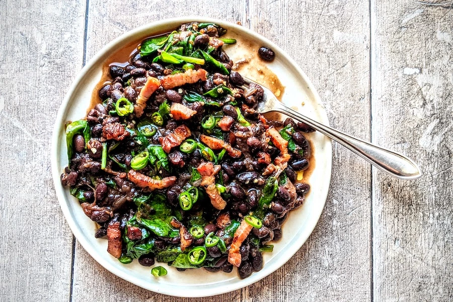 Black Beans and Bacon image