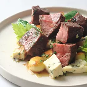 Venison, Apple and Blue Cheese Salad image