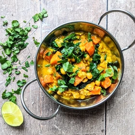 Chickpea and Sweet Potato Curry image