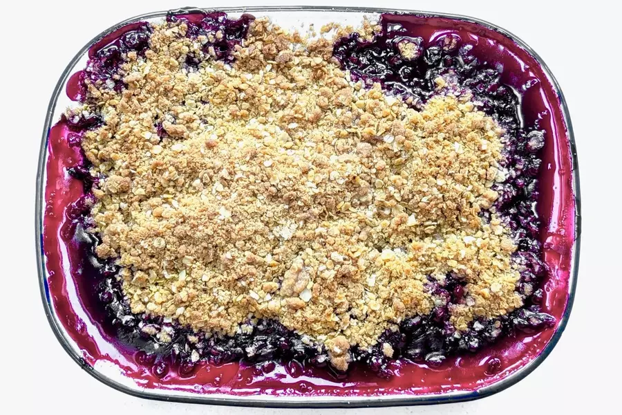 Bramble and Apple Crumble image