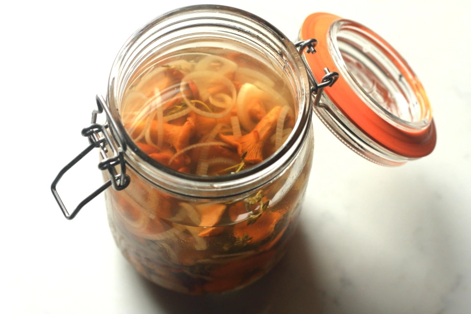 Pickled Girolles image