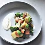 Cured Salmon and Jersey Royals image