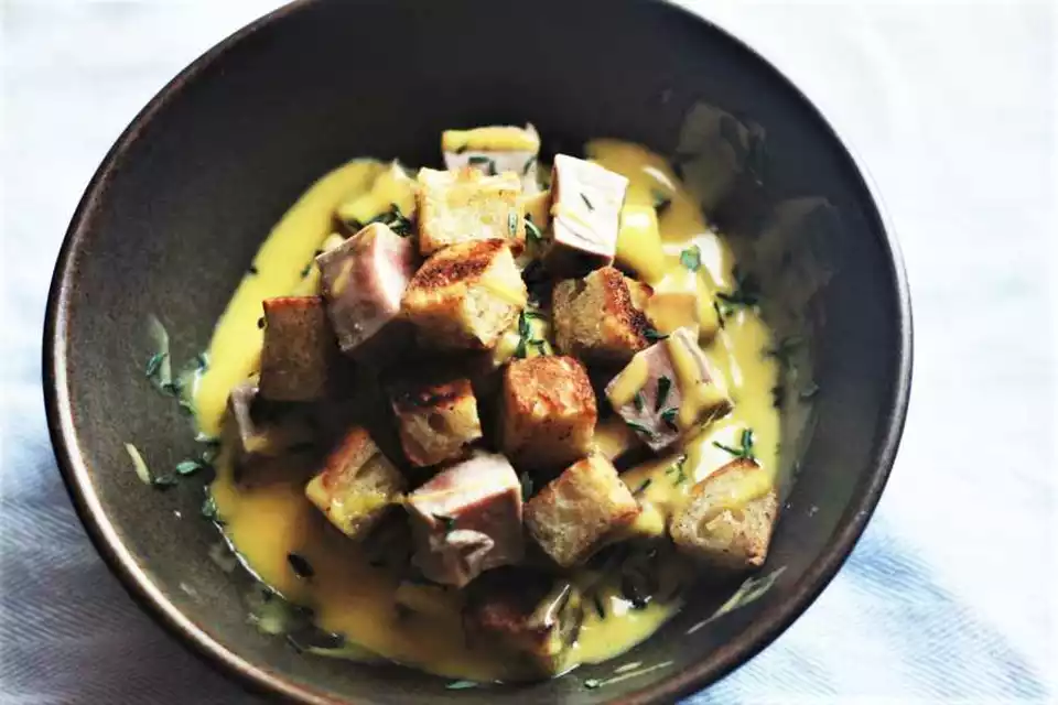 Pheasant with Rapeseed Mustard Dressing image