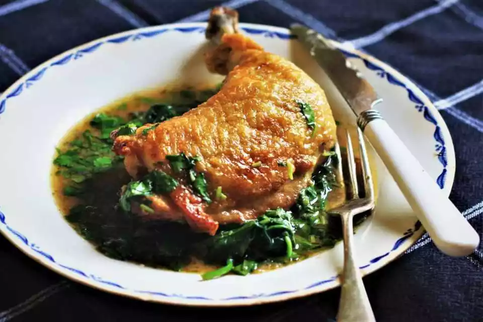 Roast Chicken Leg with Coriander image