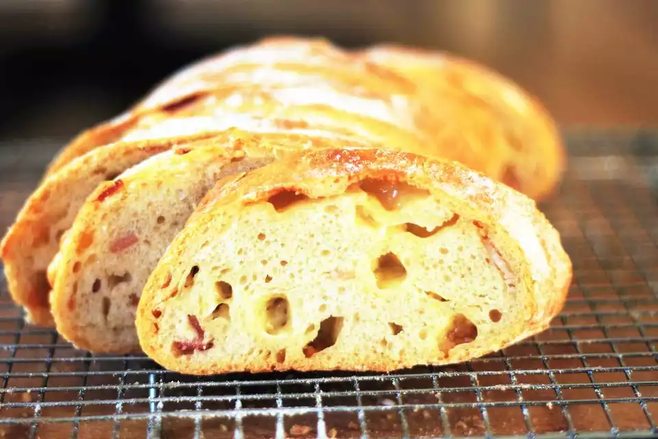 Bacon and Comté Bread image