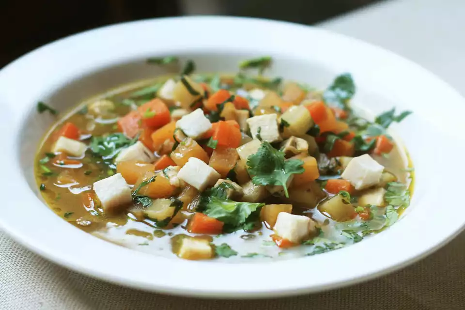 Chicken and Coriander Broth image