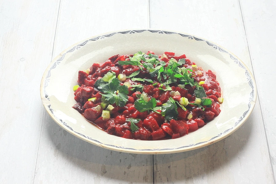 Beetroot and Bean Chilli image