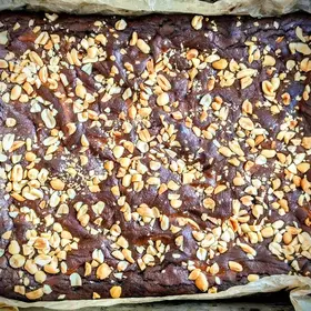 Peanut Caramel Chocolate Brownies image